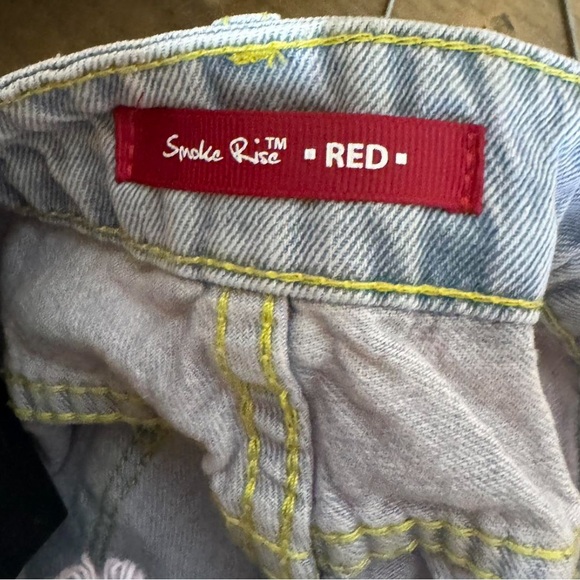 Smoke Rise Red Women Jeans Brand New With Tags Curvy Fit Malibu Pink Mid Rise - Picture 8 of 9